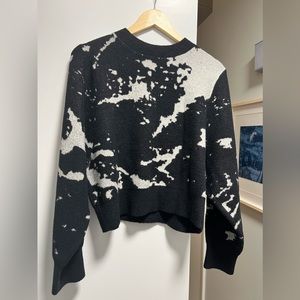 Black and White Kerisma Sweater, Cropped